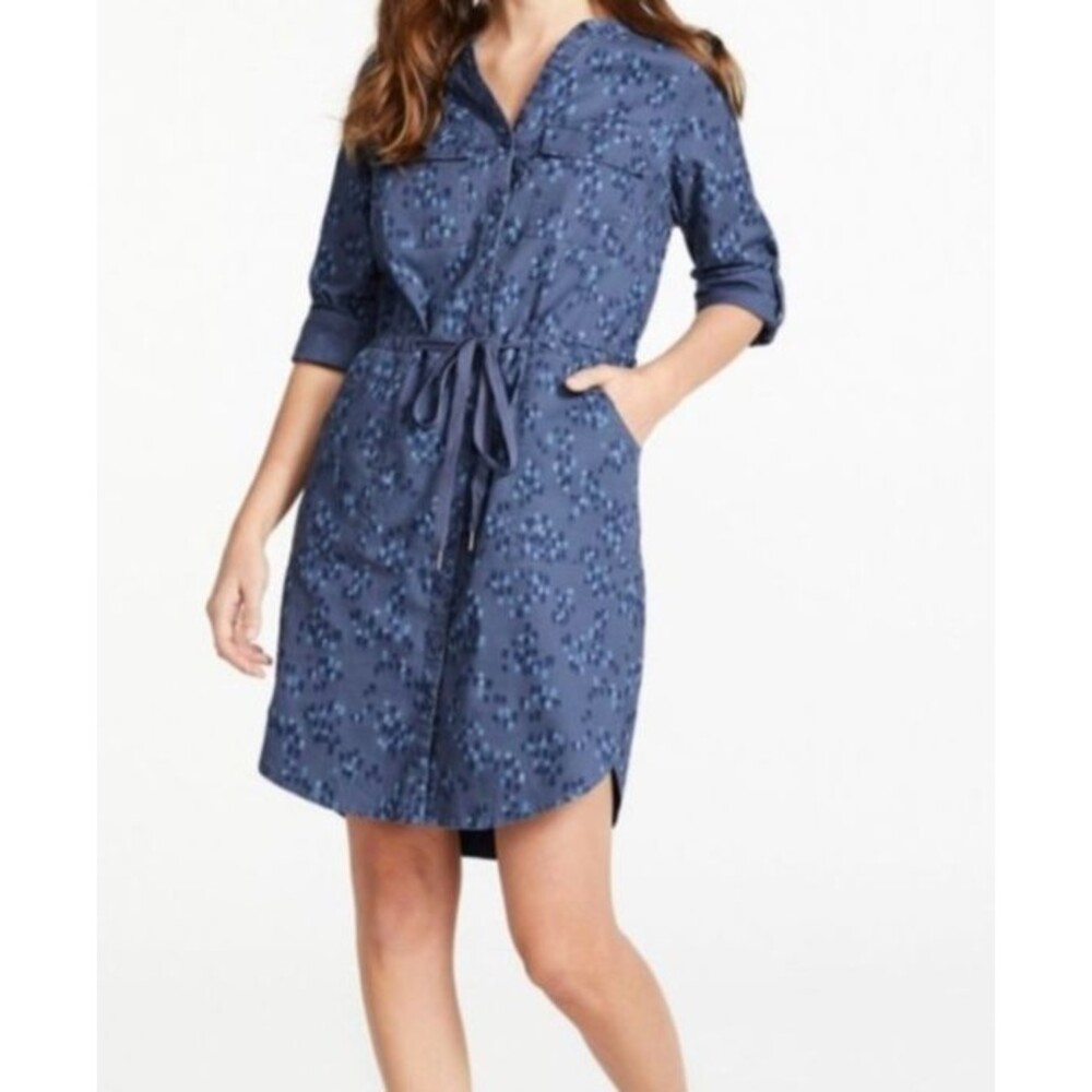 L.L. Bean Womens Cotton Comfort Tencel Dress Size S